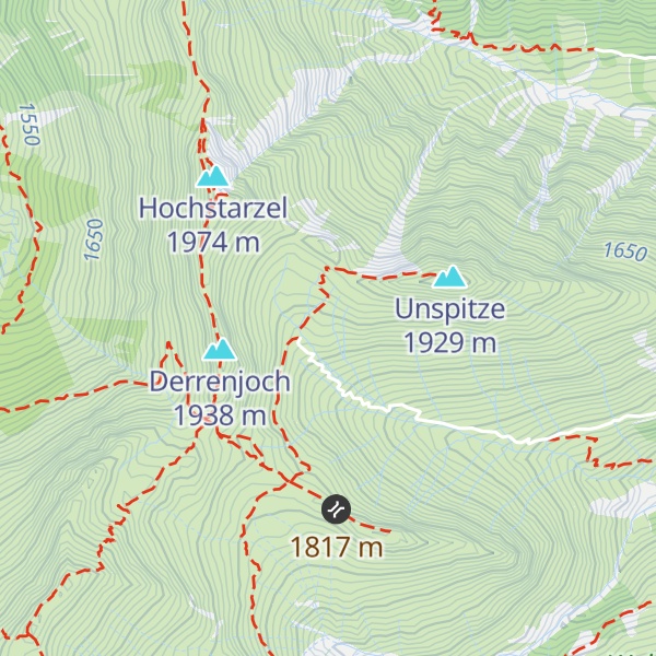Map of Obere Spitalalpe