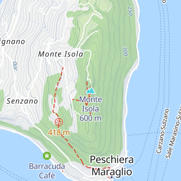 Map of Monte Isola