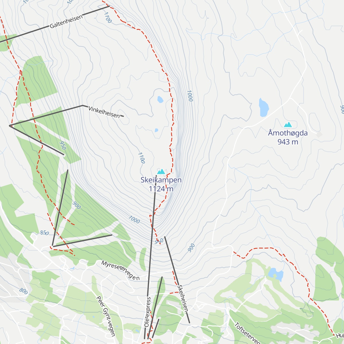 Steinhytta map