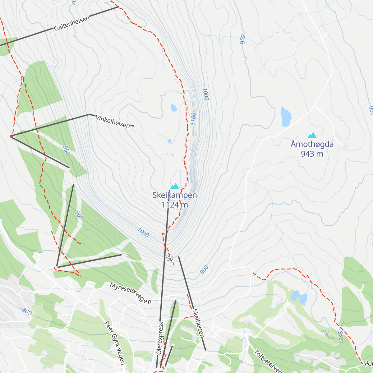Steinhytta map