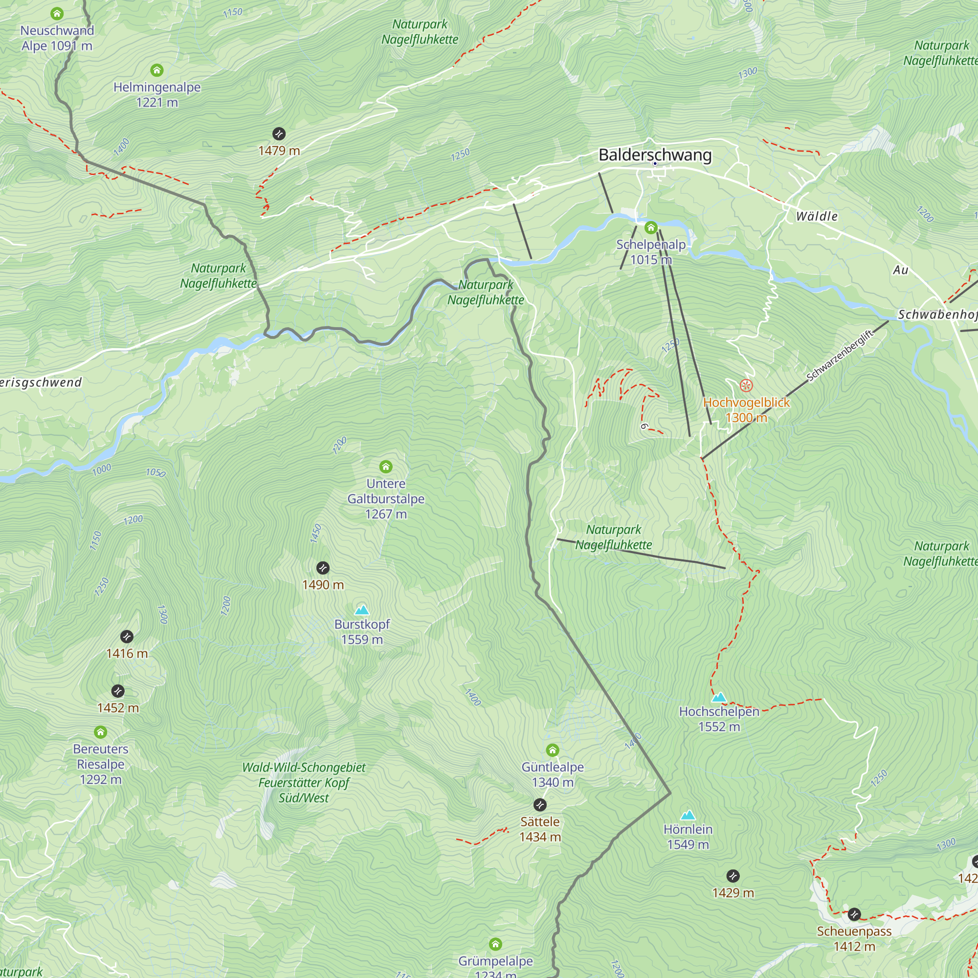 Stadelmannburstalpe map