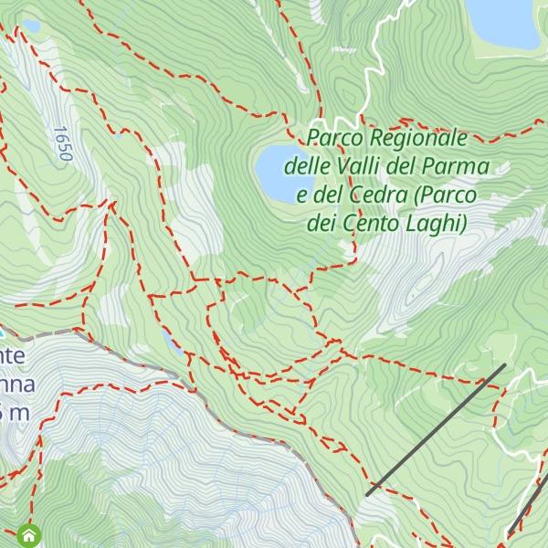 Map of Bivacco Marco Cagnin