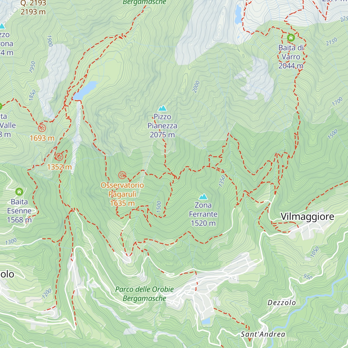 Baita Napoleù map