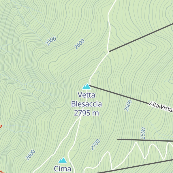 Map of Vetta Blesaccia