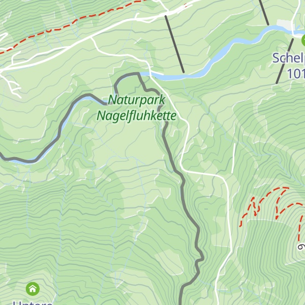 Map of Lichtensteiner Hütte
