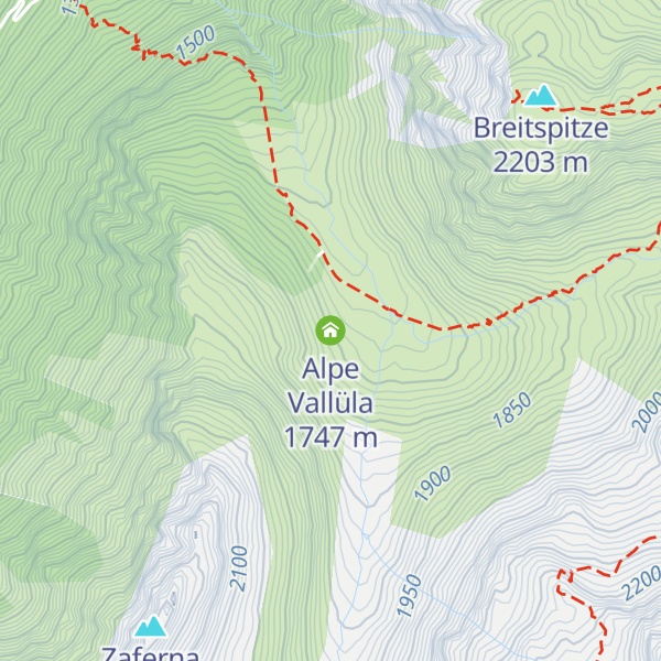 Map of Alpe Vallüla