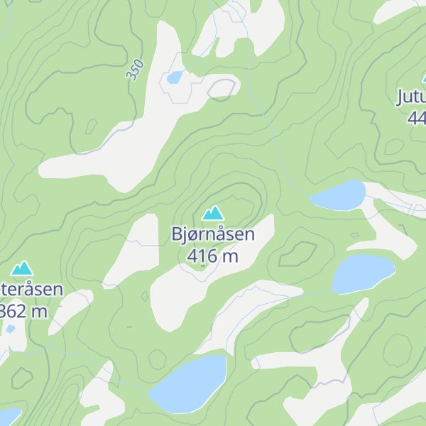 Map of Bjørnåsen