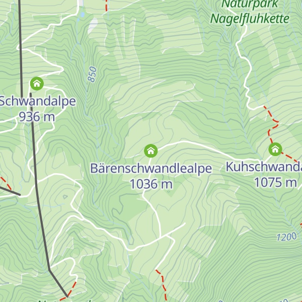 Map of Bärenschwandlealpe