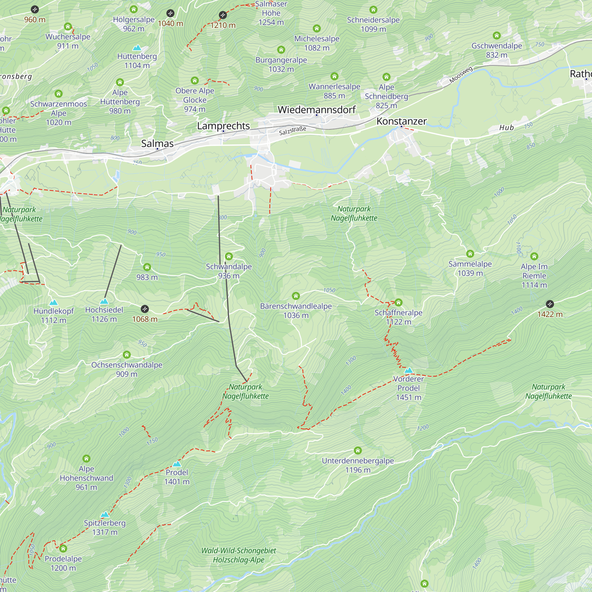 Bärenschwandlealpe map