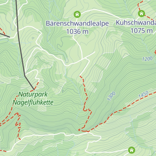 Map of Alpe Herrenberg