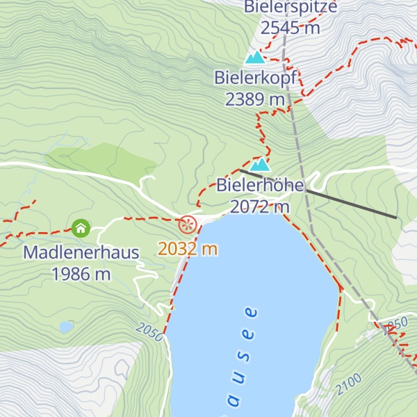 Map of Silvretta-Haus
