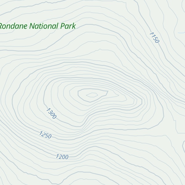 Map of Nørdre Bølhøgda