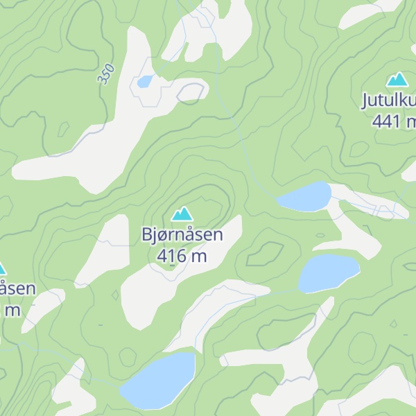 Map of Skrivarberget
