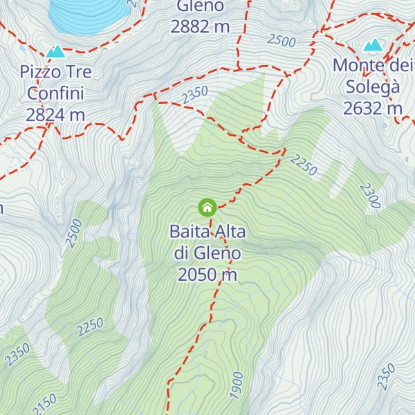 Map of Baita Alta di Gleno