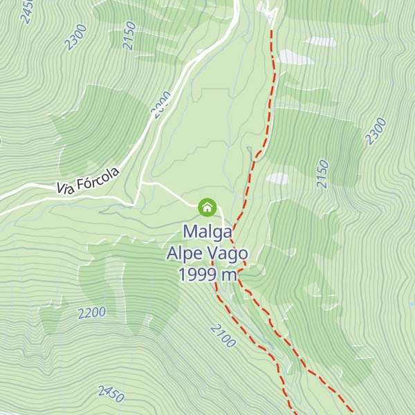 Map of Malga Alpe Vago