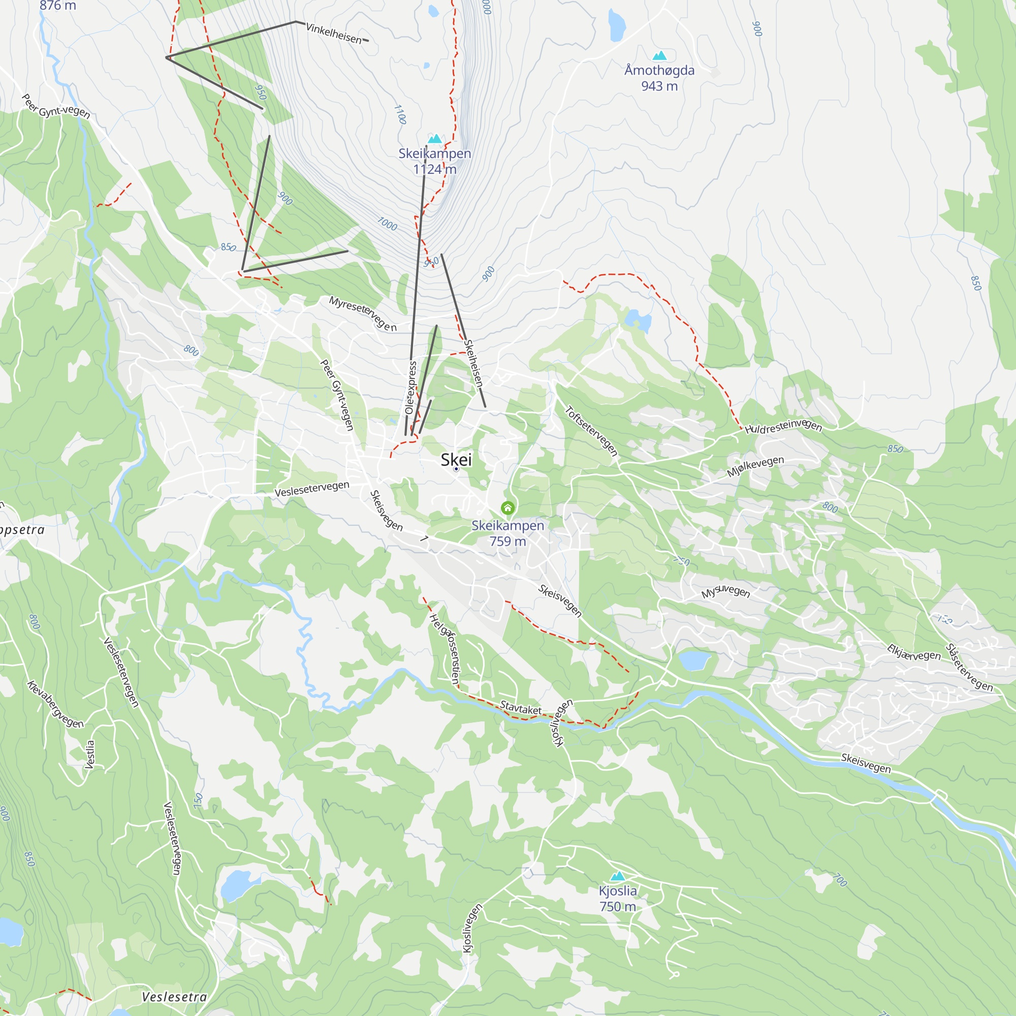 Skeikampen map