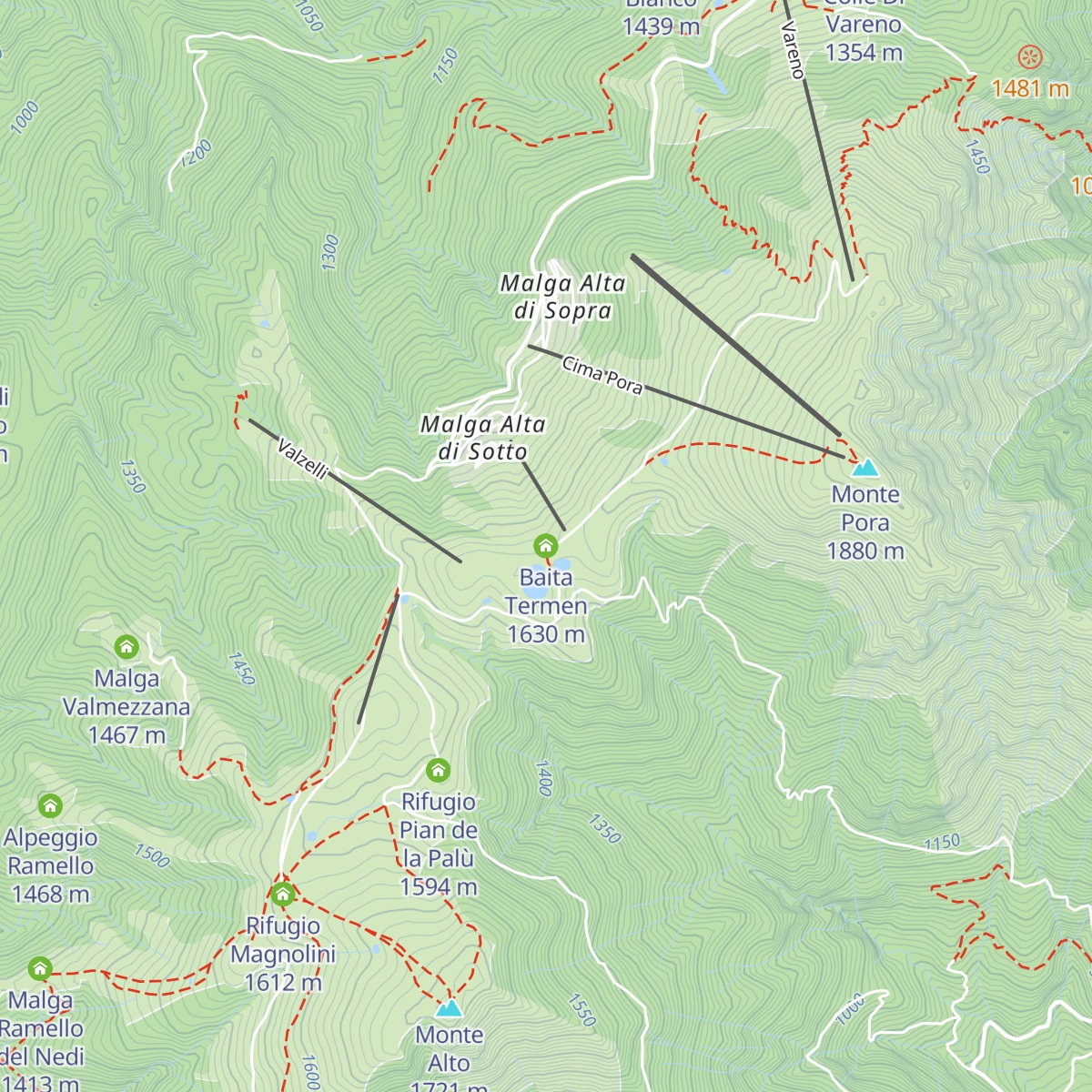 Baita Termen map