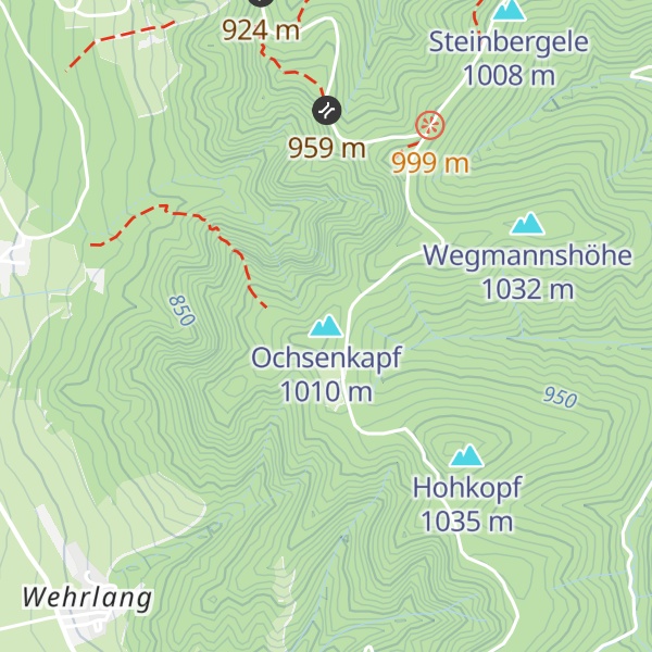 Map of Ochsenkapf