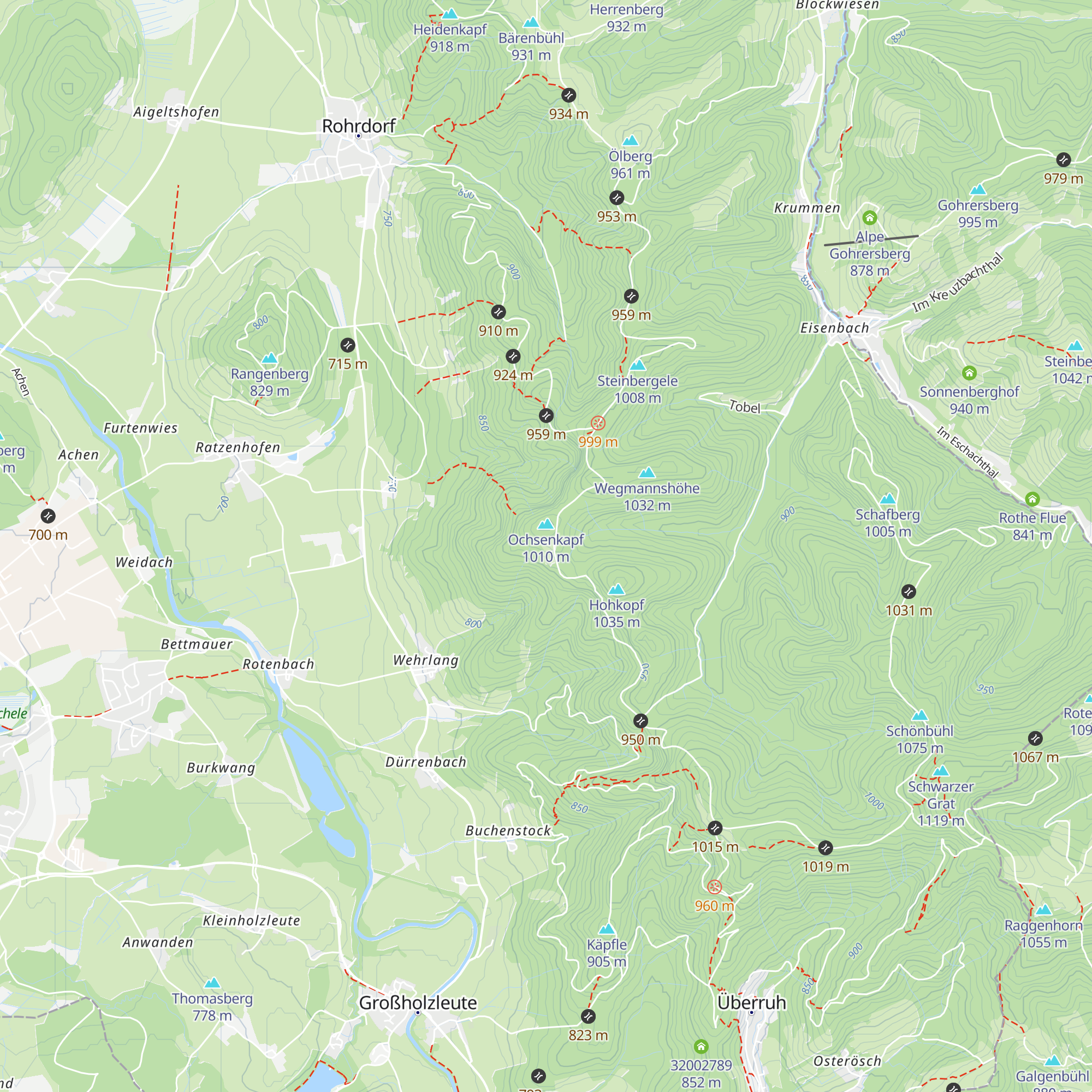 Dornier Jagdhaus map
