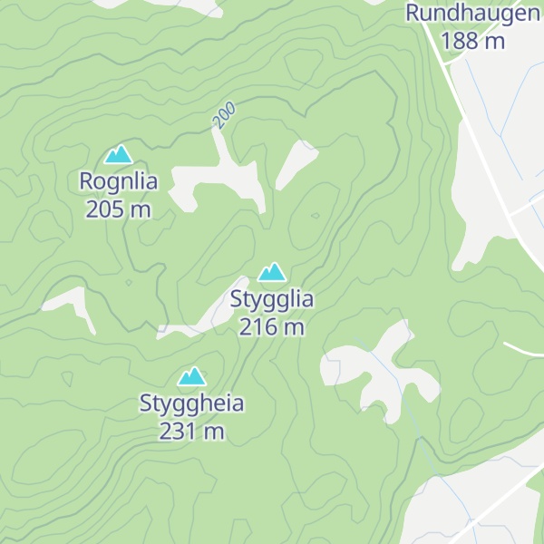 Map of Stygglia