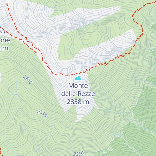 Map of Monte delle Rezze