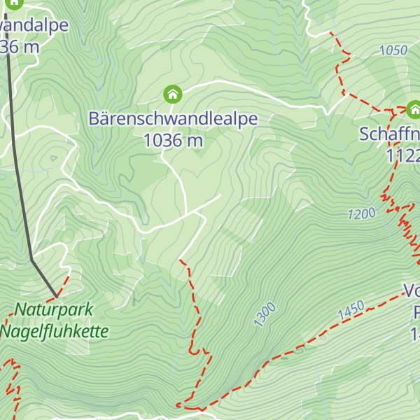 Map of Alpe Unterklamm
