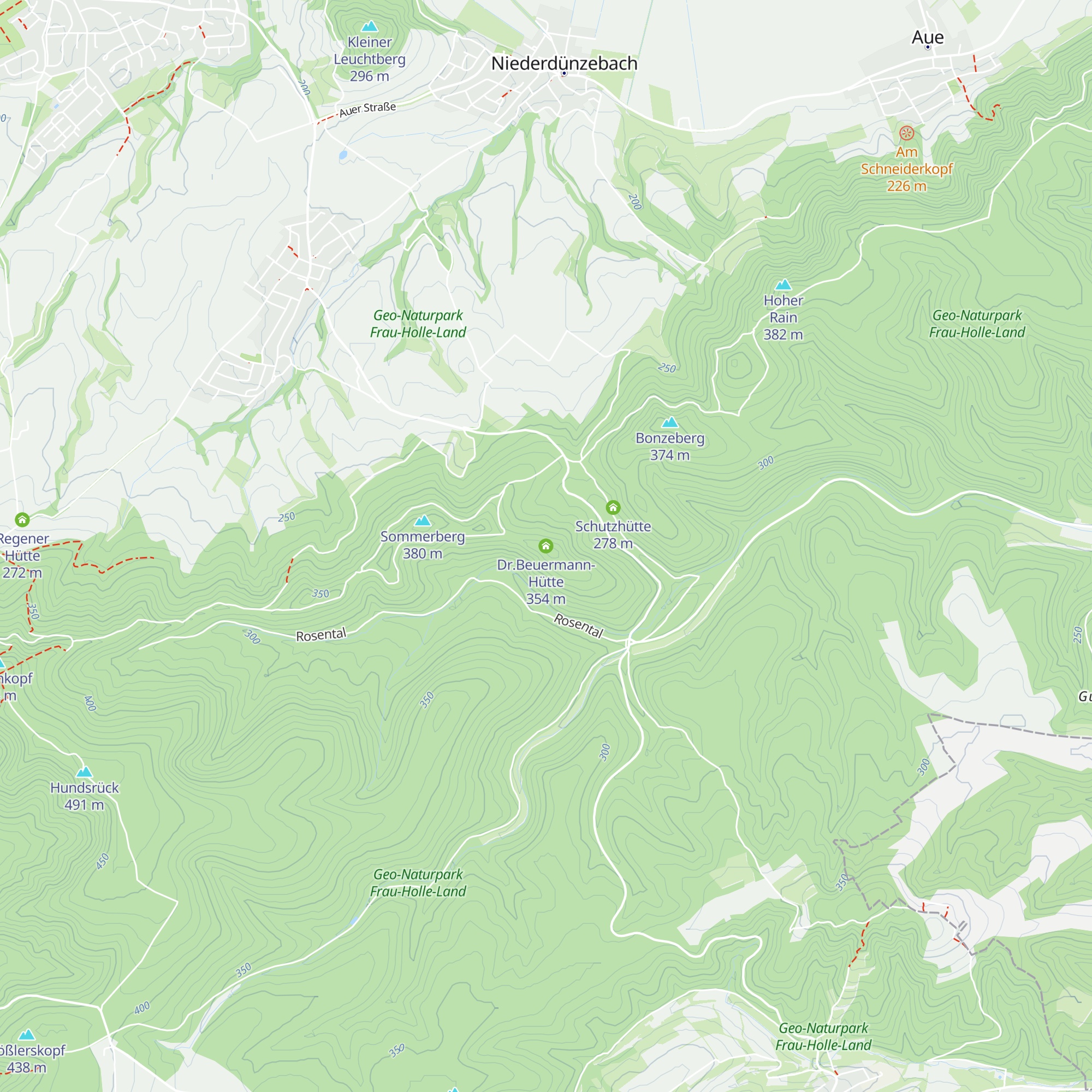 Dr.Beuermann-Hütte map