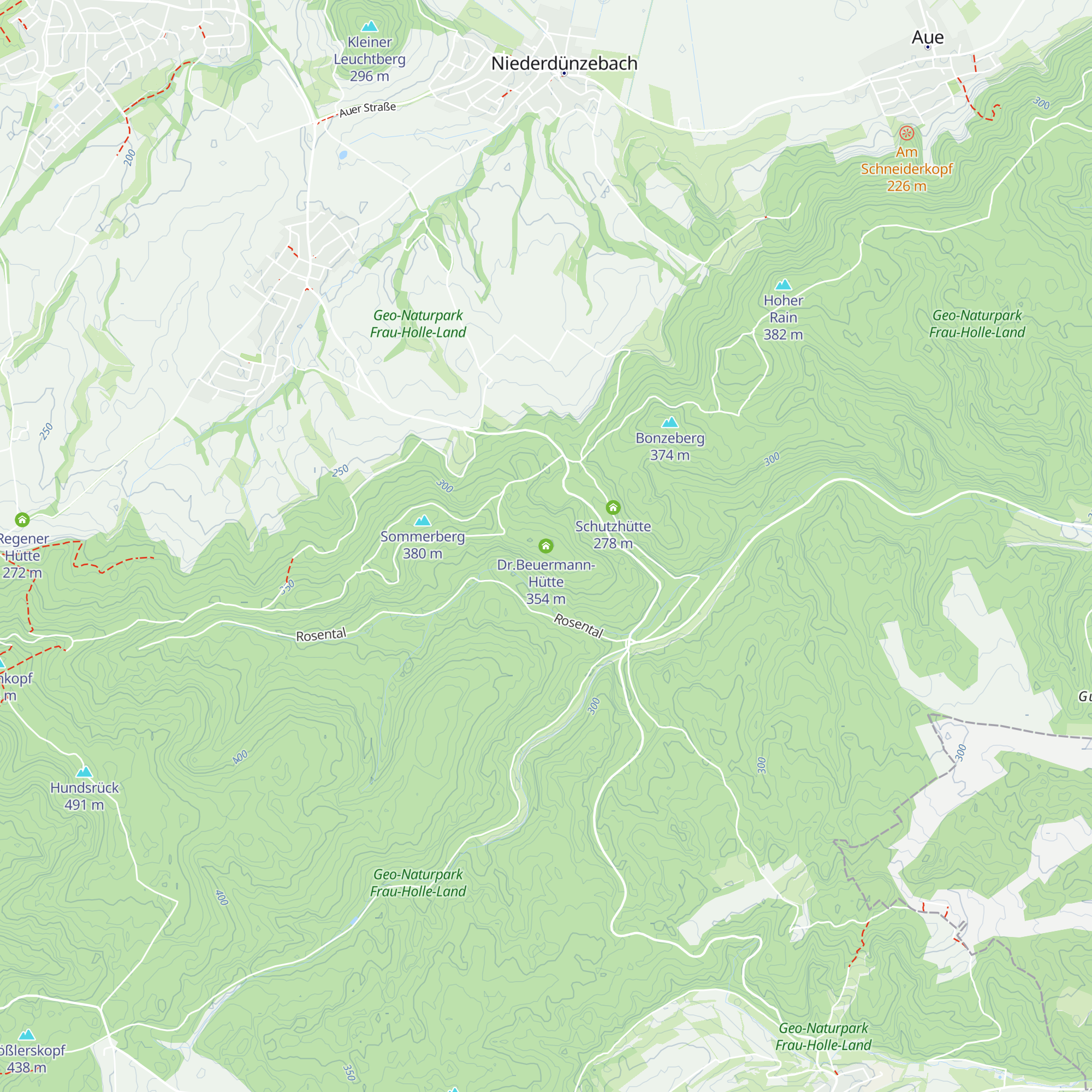 Dr.Beuermann-Hütte map