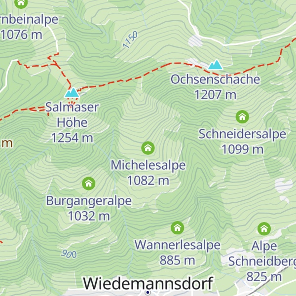 Map of Michelesalpe