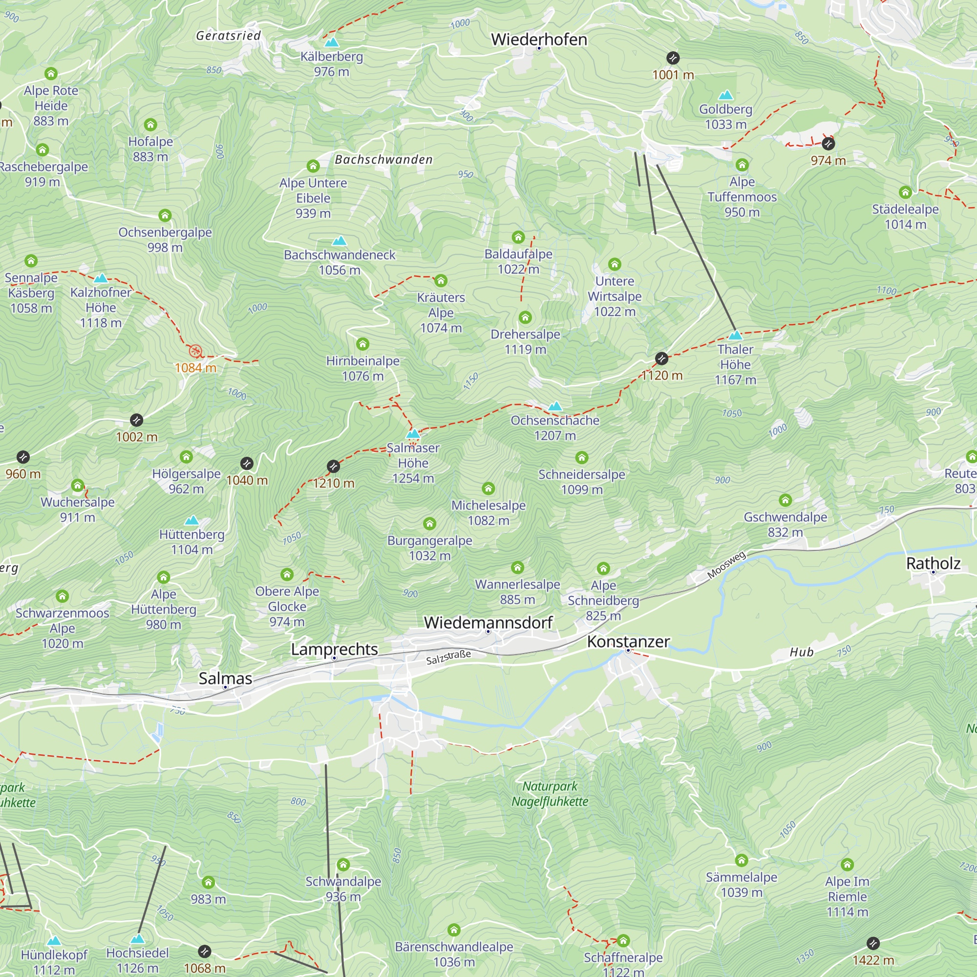 Michelesalpe map