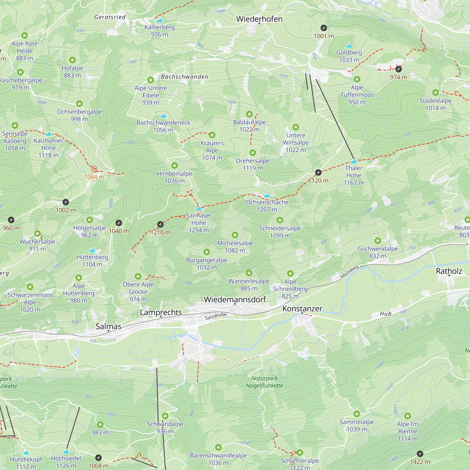 Michelesalpe map
