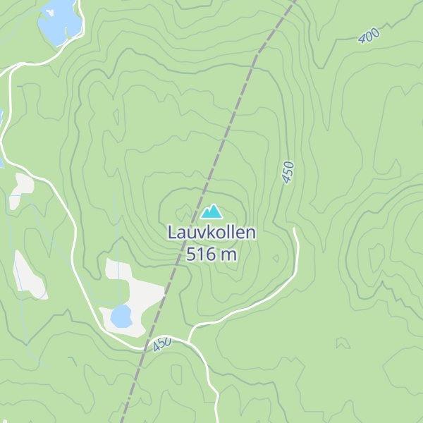 Map of Lauvkollen