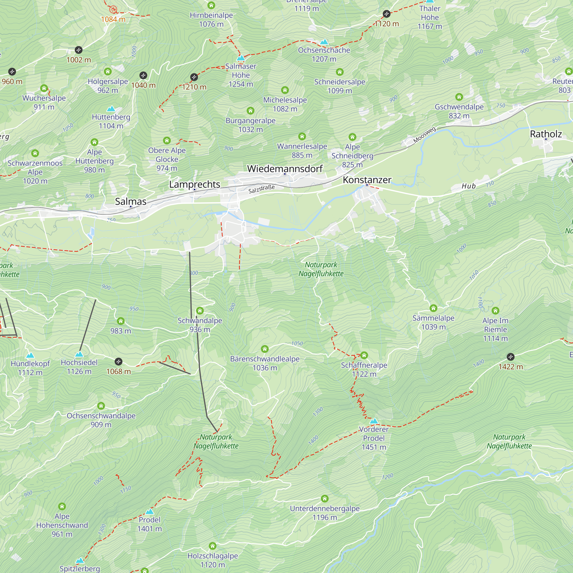 Angeralpe map