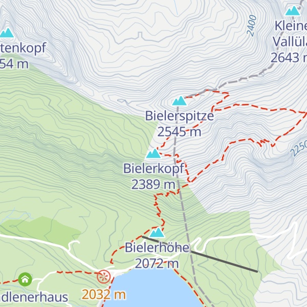 Map of Bielerkopf
