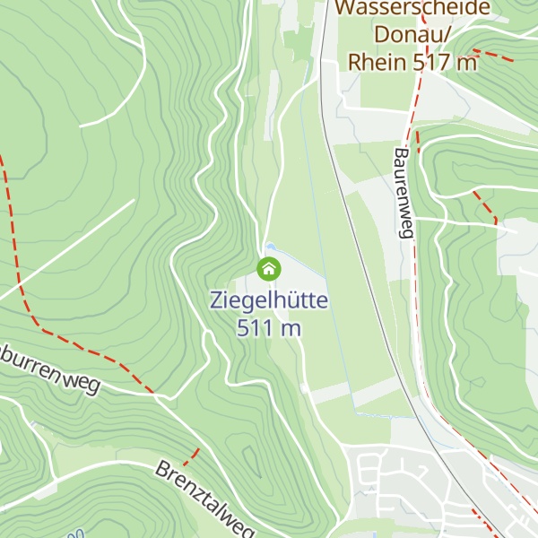 Map of Ziegelhütte