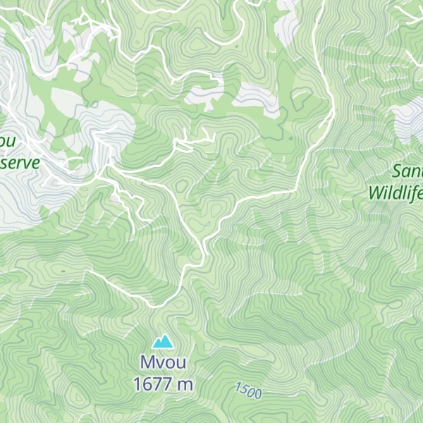 Map of Mont Mveu
