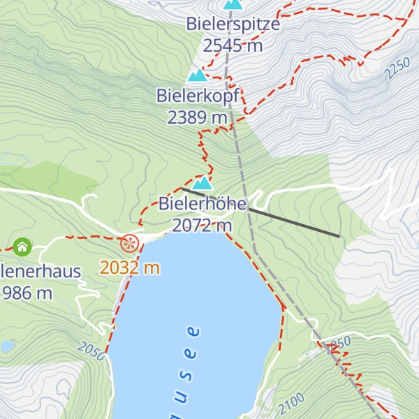 Map of Piz Buin