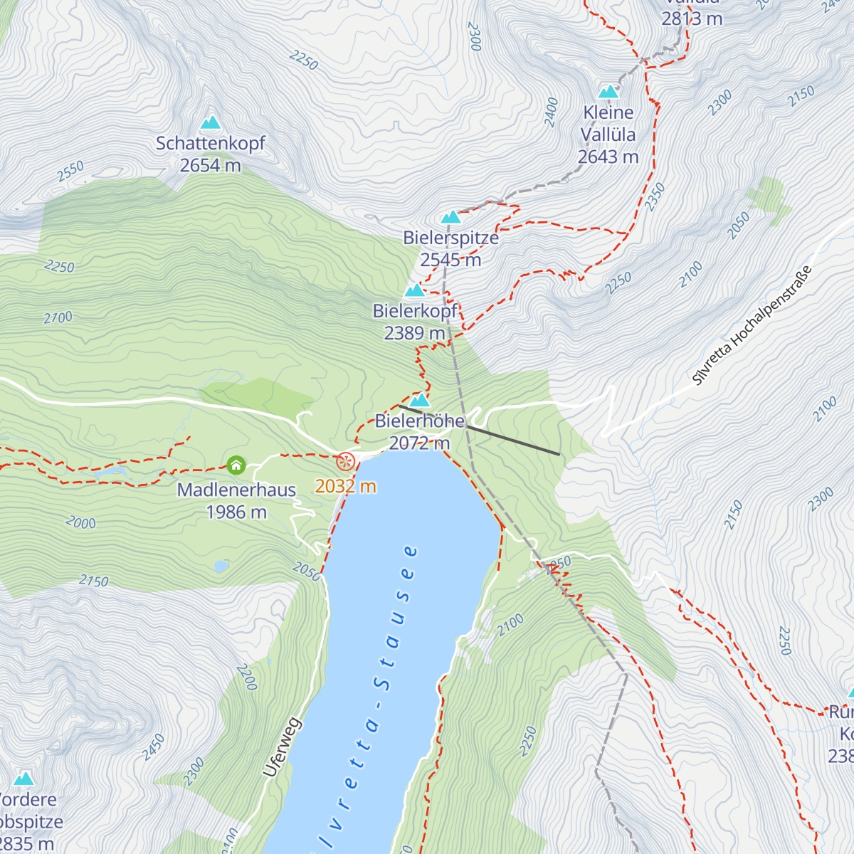Piz Buin map