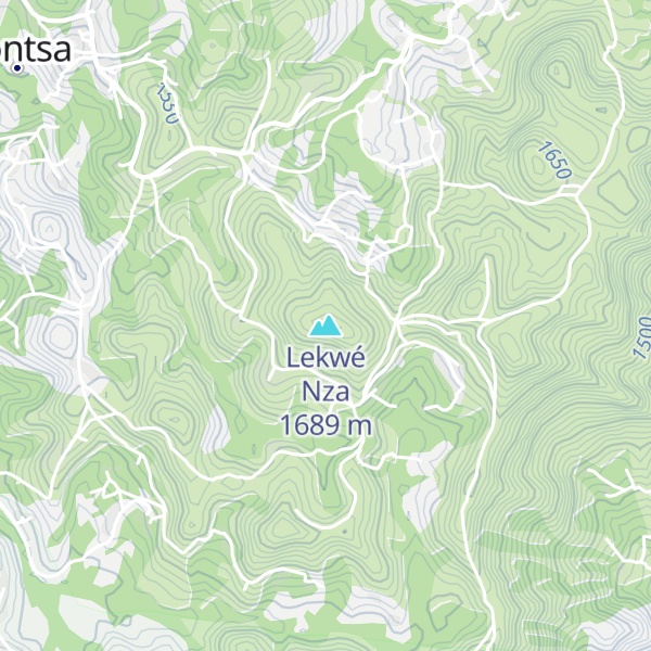 Map of Lekwé Nza