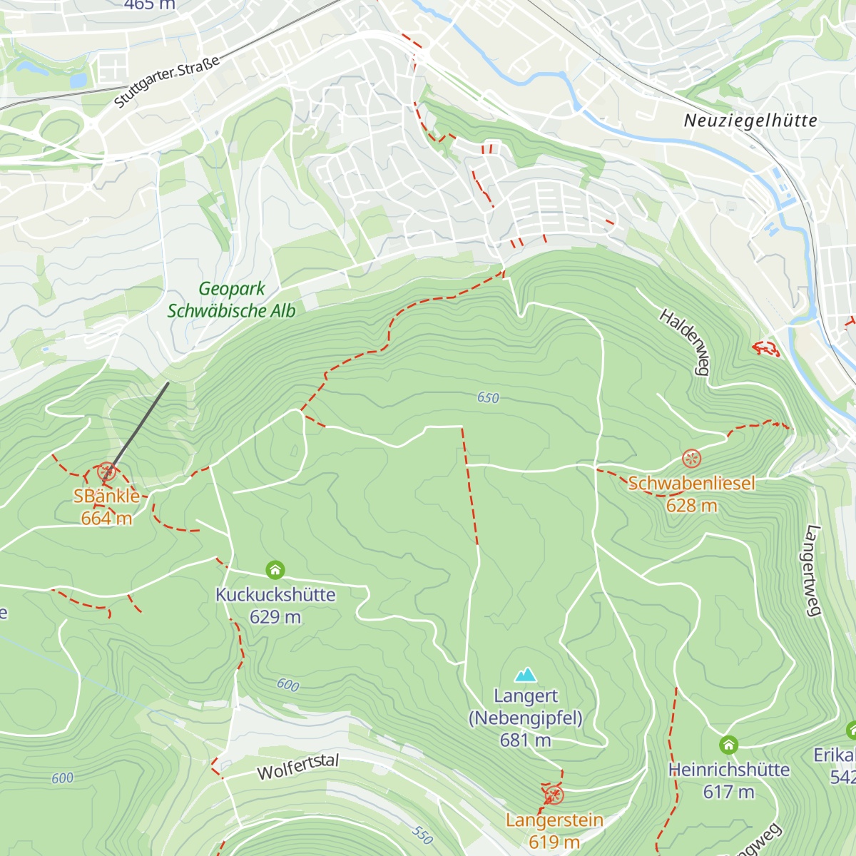 Fridahütte map