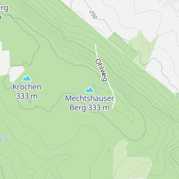 Map of Mechtshäuser Berg