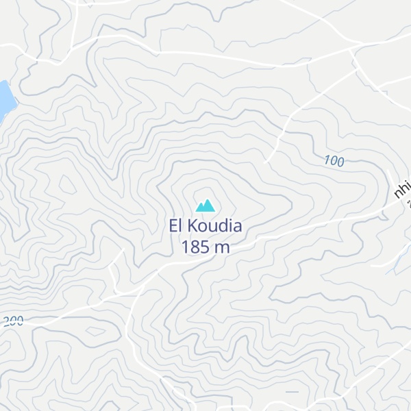 Map of El Koudia