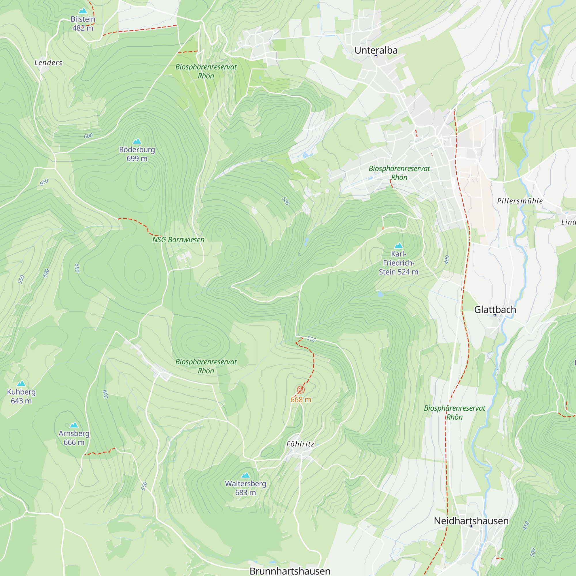 Frühstückshütten map