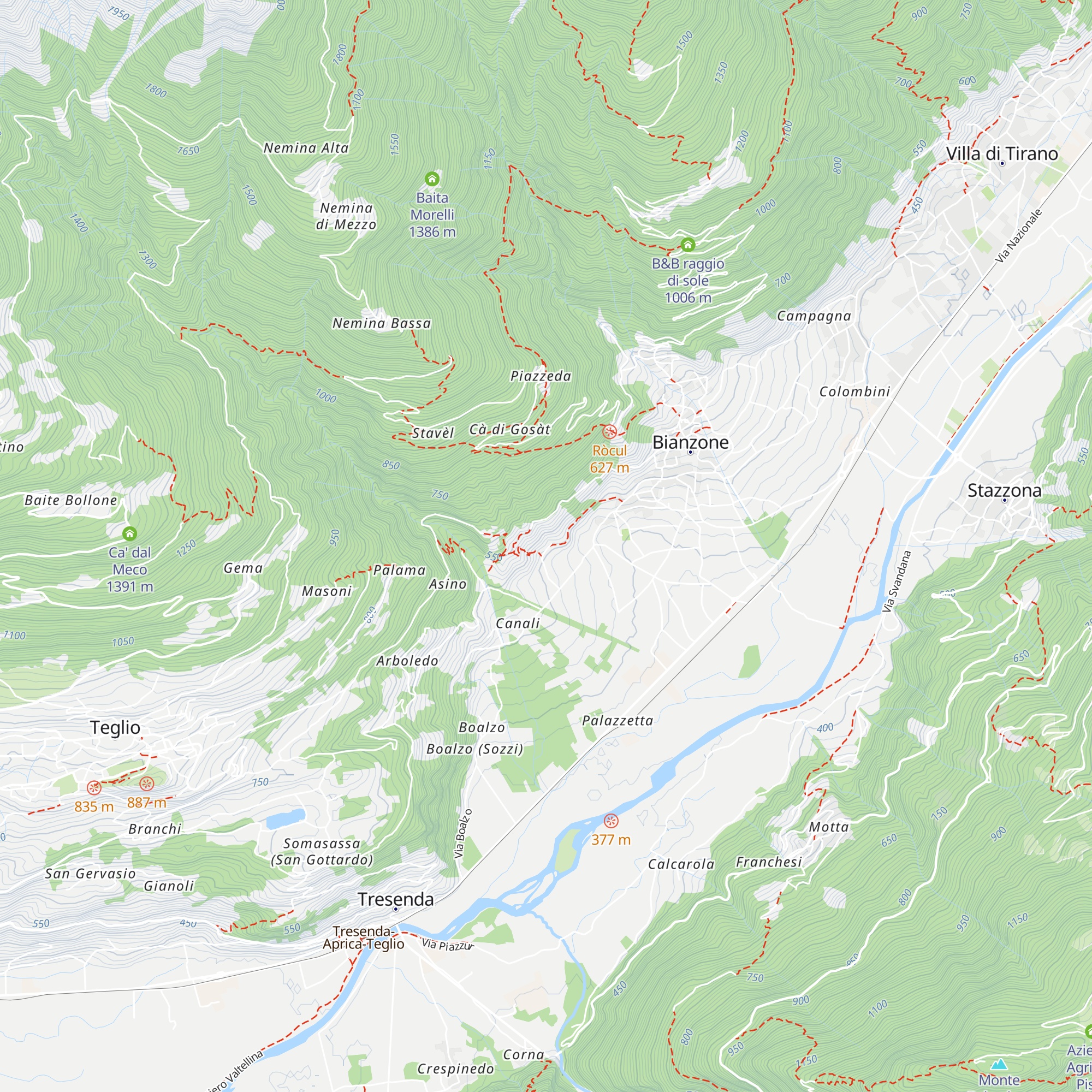 Monastero "La Gatta" Triacca map