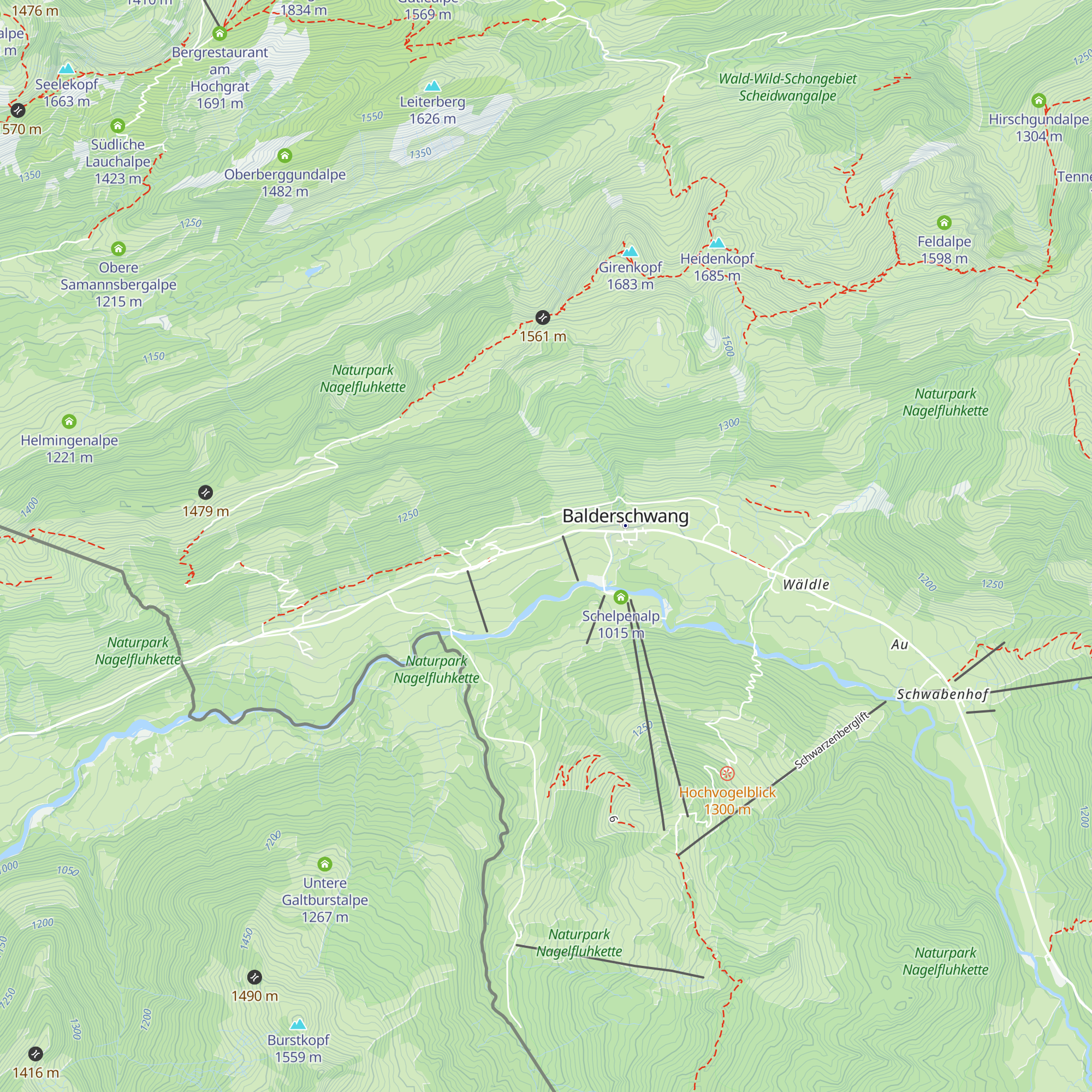 Alpe Gschwend map
