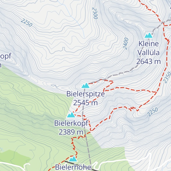Map of Bielerspitze