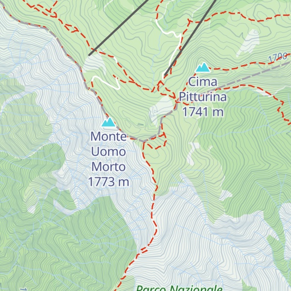 Map of Monte Bocco