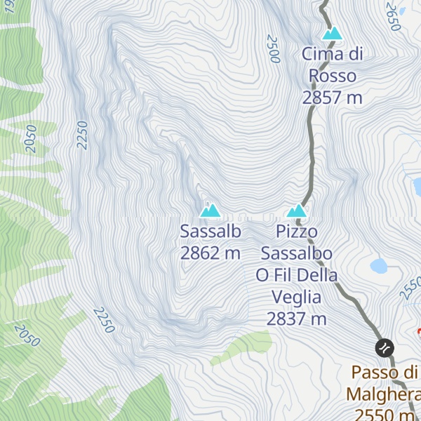 Map of Sassalb