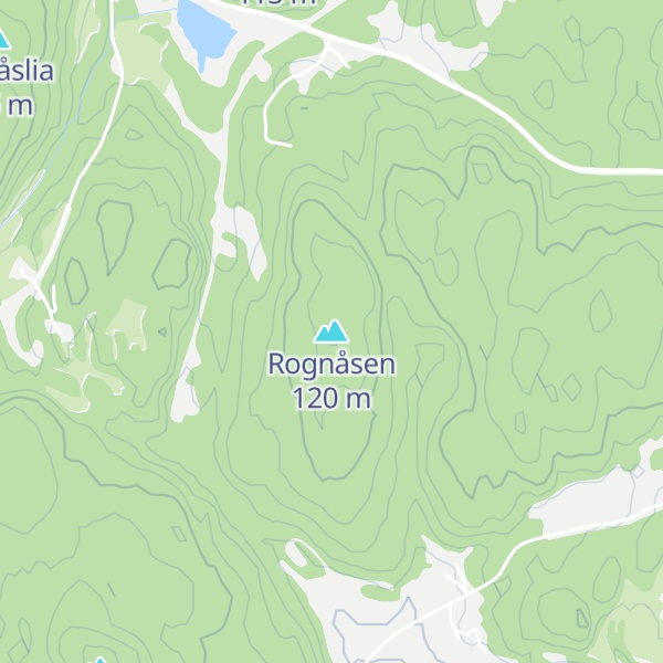 Map of Rognåsen