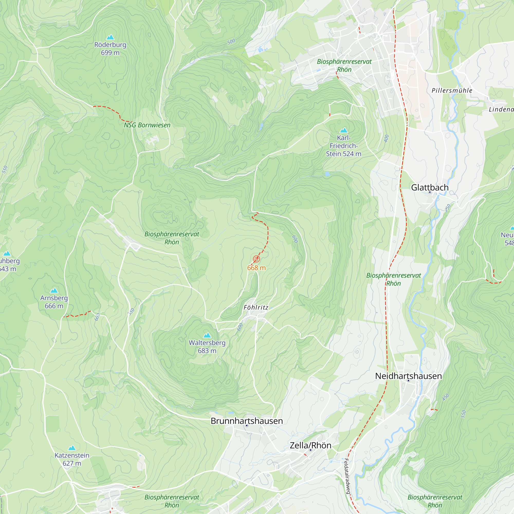 Dermbacher Hütte map